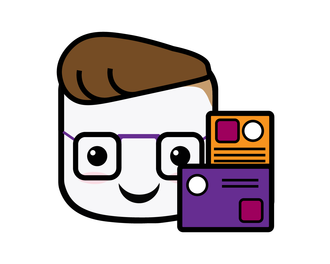 Branding-Mallow Artist Mallow Man (Purple)